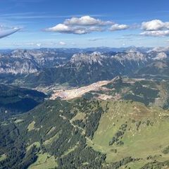 Flugwegposition um 13:54:59: Aufgenommen in der Nähe von Gai, 8793, Österreich in 2178 Meter